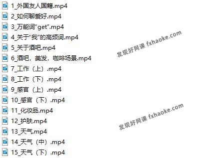 Snow老师零基础英语口语教学课程(日常口语)百度网盘