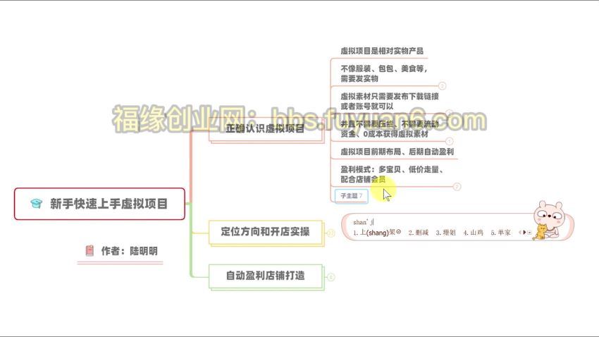 从0玩转虚拟项目，精准定位打造高收益虚拟店铺！