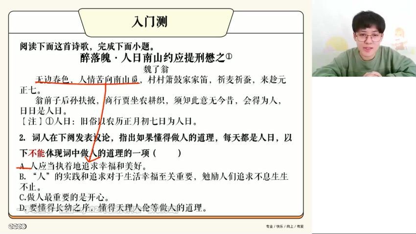 2023高二高途语文马一鸣春季班 网盘资源