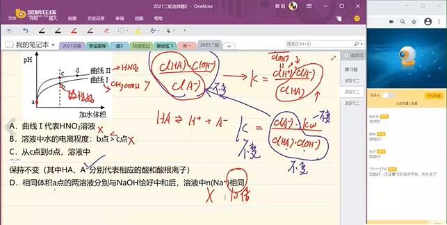 陆艳华2021届高考化学二轮强效提升班网课视频资源(含押题课 )