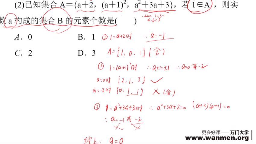 万门：高中数学一轮复习（文）（刘畅）