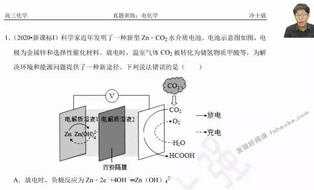 冷士强2022届高三化学一轮暑假班+秋季班网课资源(含真题训练)网盘分享