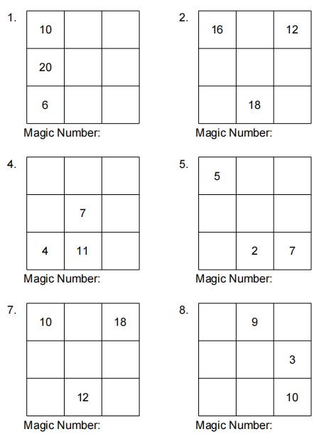 《儿童数学数独数字规律解题PDF训练册》七册Math Puzzles趣味计算百度云网盘