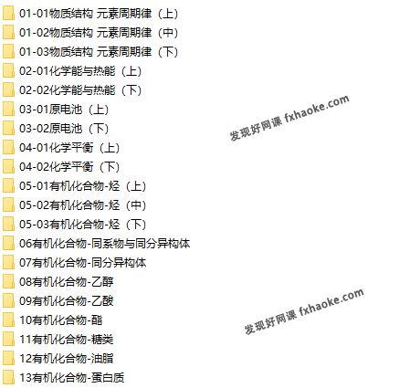 木子老师2022高一化学必修二同步提升讲课视频(基础精讲)