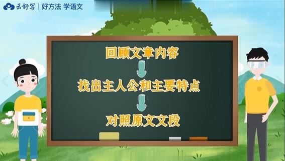 云舒写小学语文高分阅读理解动画讲解课程(3-6年级)